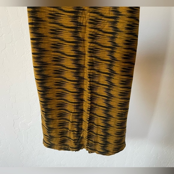 American Apparel| Mustard & Black Bodycon Dress, Size Medium•••Hyena - Picture 3 of 12